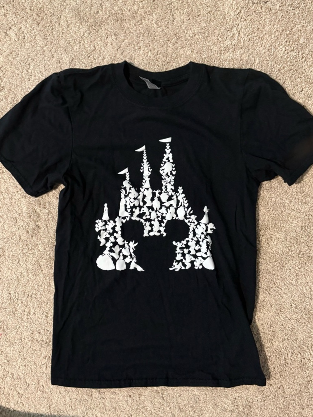 Women or Juniors Disney Castle T-Shirt